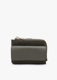 Joanna Faux Suede Wallet - Olive