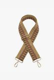 Aztec Guitar Strap - Olive/Rust