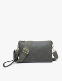 Izzy Woven Crossbody - Olive