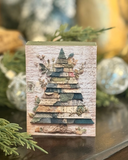 4" Tree Collage Block