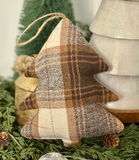 Tucker Plaid Jumbo Tree Ornament
