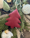 5.5" Brick Cross Cord Tree Ornament