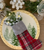 10" Merry Cord Stocking