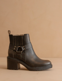 Jayden Motorcycle Bootie - Brown
