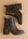 Jayden Motorcycle Bootie - Brown