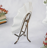 8.75" Wrought Iron Easel - Antique Gold