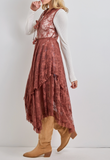 Wanderer Long Lace Tie Top