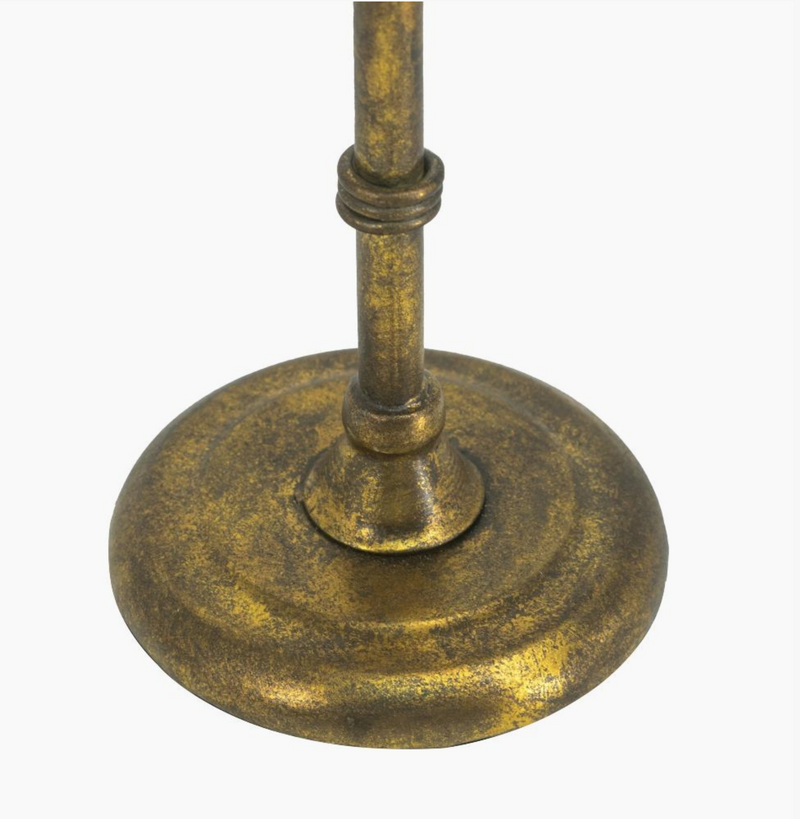 12" Round Antique Table Clock