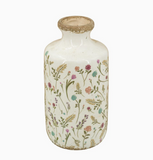11" Painted Wildflower Vase