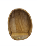 Round Wood Cubby Shelf