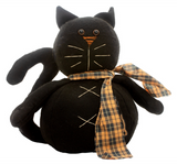 Primitive Black Cat Doll