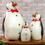 Metal Holiday Penguin