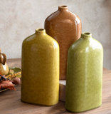10" Autumn Ceramic Vases