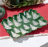12" Winter Trees Ceramic Plate