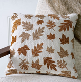 18" x 18" Autumn Leaves Pillow