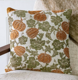 18" x 18" Rustic Pumpkin Pillow