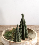 Green Velvet Trees + Star