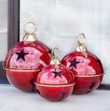 Jumbo Burgundy Bells