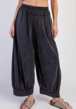 Mineral Wash Wide Balloon Pant