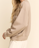 Curvy Garden Terry Pullover