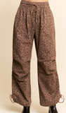 Leopard Cargo Jogger Pant