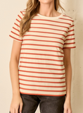 Ruffle Stripe Tee