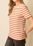 Ruffle Stripe Tee