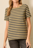Ruffle Stripe Tee