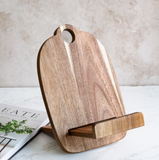 12" Acacia Wood Cookbook Stand