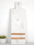 18" Marble + Wood Cutting Board