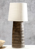 18" Bronze Deco Lamp