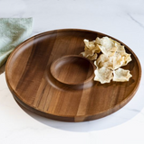 13" Acacia Wood Serving Tray