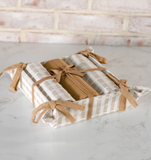 3 Piece Latte Weave Towel Gift Set