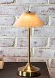 13" Rechargeable Led Lamp - Gold