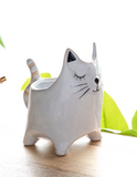 5.5" Ceramic Cat Planter