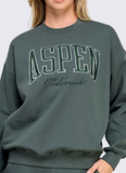 Aspen Embroidered Crewneck