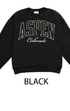 Aspen Embroidered Crewneck
