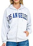 Los Angeles Full Zip Hoodie