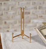 8.25 Gold Straight Back Easel