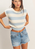 Striped Ribbed Knit