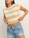 Striped Ribbed Knit
