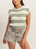 Striped Ribbed Knit