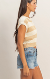 Striped Ribbed Knit