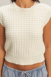 Textured Sleeveless Knit