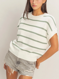 Striped Crew Neck