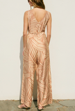 Wild Tides Sash Jumpsuit