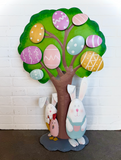 Painted Metal Easter Tree