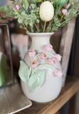3D Ceramic Foxglove Vase