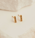 Waterproof Colorado Crystal Bar Studs
