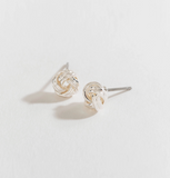 Ear Sense* Silver Love Knot Studs